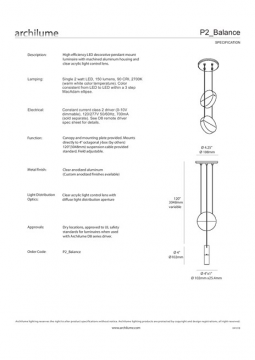 archilume Spec Sheet P2 Balance (eng)