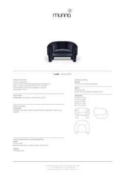 MUNNA_Data sheet_LUKE ARMCHAIR (en)