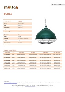 BRUSSELS PENDANT LIGHT (en)