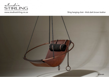 Studio Stirling SLING THICK BROWN leather (en)