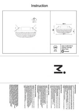 instruction DL296 6 6W W (end, de, rus)