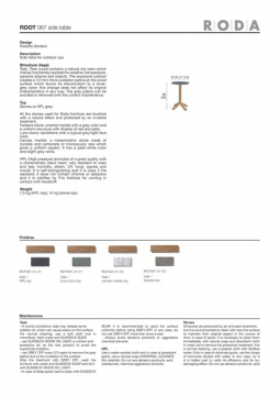 RODA ROOT 067 side table en