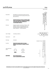 Archilume - P8A - Technical specification (en)