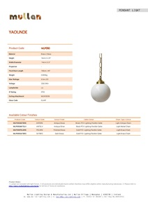 YAOUNDE PENDANT LIGHT (en)