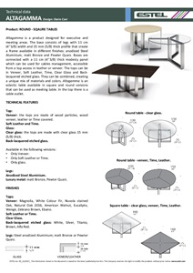 Technical data ALTAGAMMA (en)