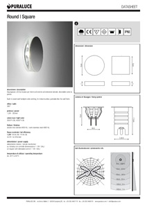 Round & Square - Data sheet (it, en)