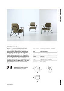 Polygon - easy chair (en)