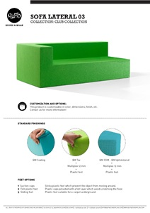 Product sheet - Club Sofa Lateral 03