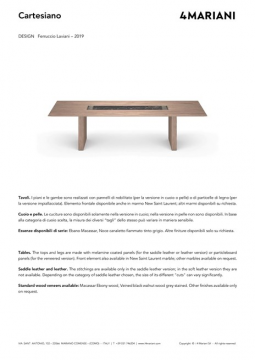 I 4 Mariani CARTESIANO conference table (it, en)