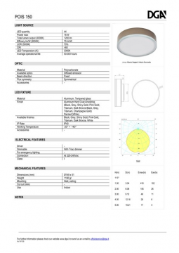 DGA POIS 150 Datasheet (en)