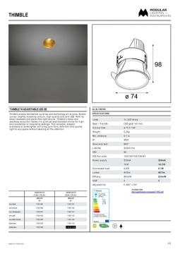 11621109 - Thimble 74 adjustable LED GE (en)