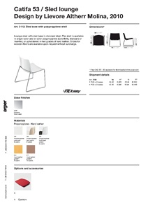 CATIFA 53 sled lounge (en)