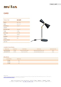 CAIRO table lamp (en)