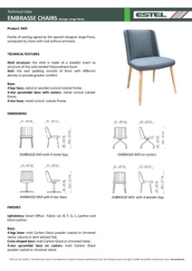 Technical data EMBRASSE CHAIRS Moi - Elle (en)