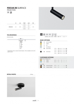 Focus 25C Data sheet