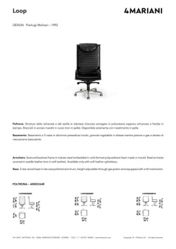 I 4 Mariani LOOP executive chairs (it, en)