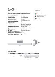 Slash scheda tecnica tech specs (en, it)