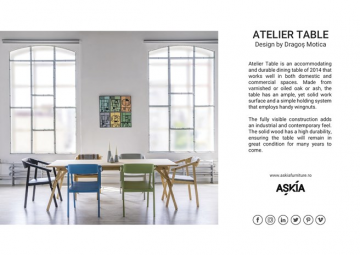 ASKIA Atelier table - Product sheet (en)