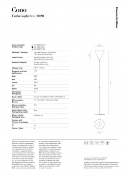 Firmamento Milano CONO floor (it, en)