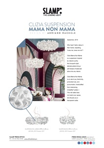 Slamp Clizia Suspension Mama non Mama (en)