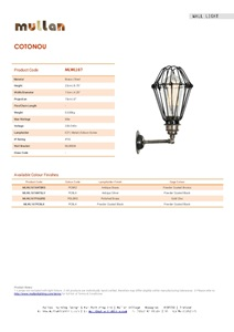 COTONOU INDUSTRIAL CAGE WALL LIGHT (en)