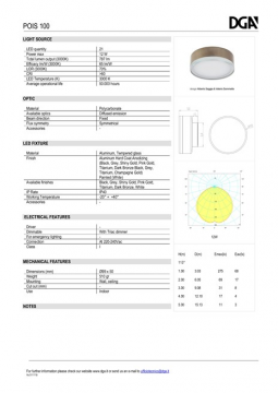 DGA POIS 100 Datasheet (en)