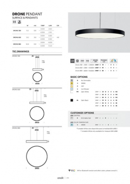 Drone Data sheet