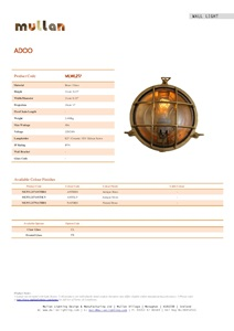 ADOO MARINE NAUTICAL WALL LIGHT (en)