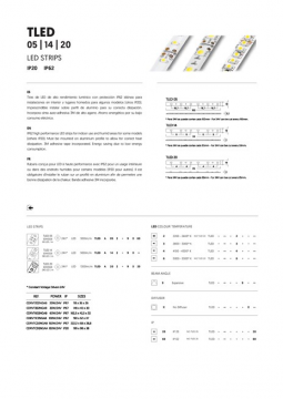 T LED Data sheet (en, fr, es)