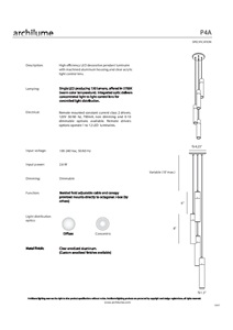 Archilume - P4A - Technical specification (en)