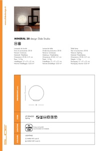 MINERAL TABLE (it, en, fr)