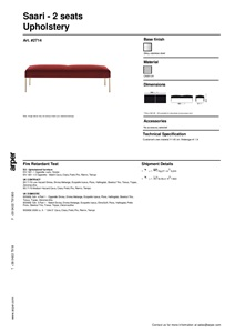 Saari - Bench 2 seats (en)