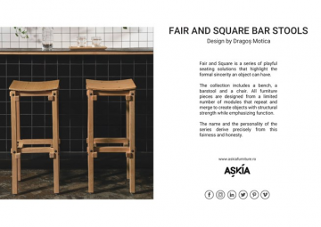 ASKIA Fair and Square Barstools - Product sheet (en)