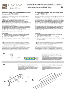 DUAL / TRIAL Instructions sheet (it, en)