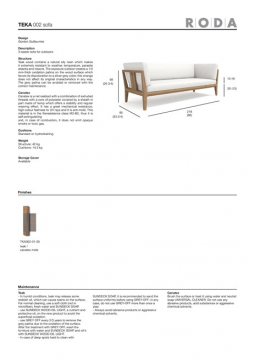 RODA TEKA 002 sofa en