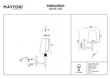 instruction H001WL 01BS (en)