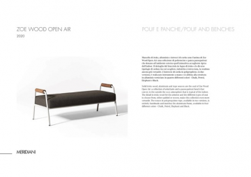 ZOE WOOD OPEN AIR bench (it, en)