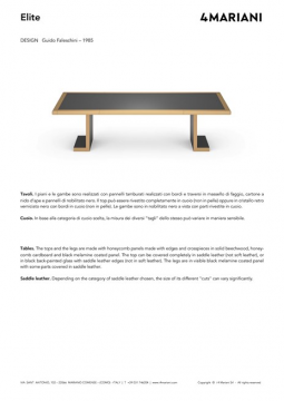 I 4 Mariani ELITE meeting table (it, en)