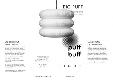 puff buff BIG PUFF pendant lamp (en)