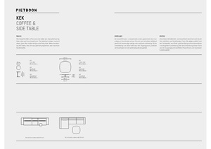 PBC KEK coffee & side table (en, de, nl)