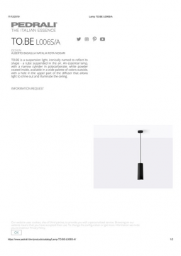 Lamp TO.BE L006S/A (en)