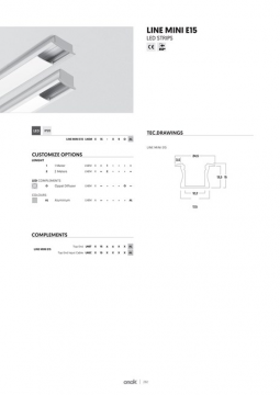 LINE MINI E15 Data sheet (en)