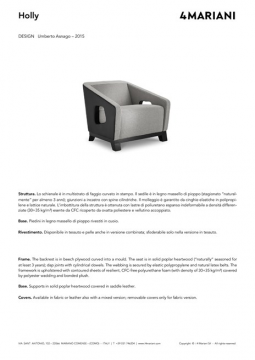 I 4 Mariani HOLLY armchair (it, en)