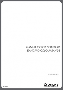 Bencore® - standard colour range (it, en)