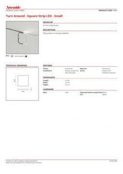 Turn Around - Square Strip LED - Small (en)