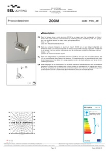 ZOOM datasheet (en, fr)