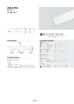 LINE E IP54 Datasheet