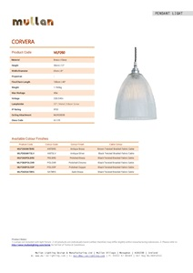 CORVERA PENDANT LIGHT (en)