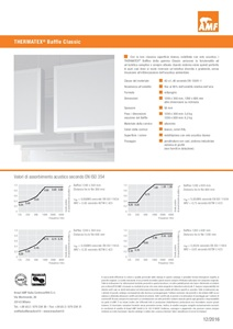 Technical data sheet Baffle Classic