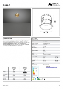 11620182 - Thimble 74 IP LED GE (en)